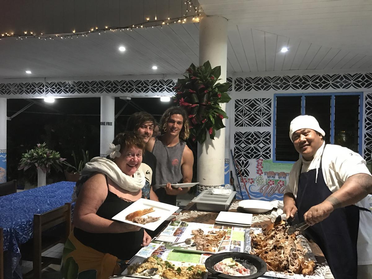 Lalomanu リティア シニ ビーチ ファールズヴィラ 部屋 写真